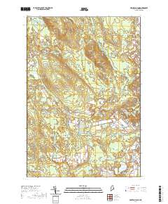 Montegail Pond 2021 topographic map thumbnail