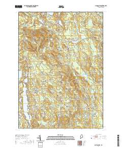 Mousam Lake 2021 topographic map thumbnail