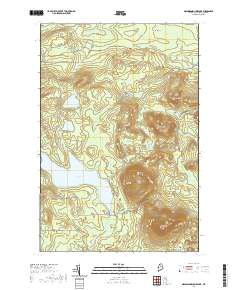 Nesowadnehunk Lake 2021 topographic map thumbnail