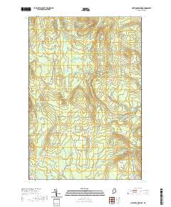 North Brook Ridge 2021 topographic map thumbnail