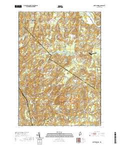 North Pownal 2021 topographic map thumbnail