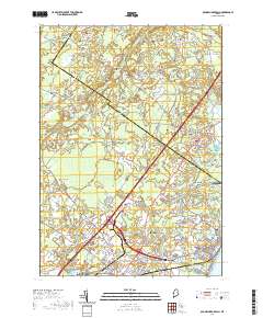 Old Orchard Beach 2021 topographic map thumbnail