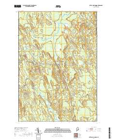 Otter Chain Ponds 2021 topographic map thumbnail