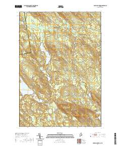 Peaked Mountain 2021 topographic map thumbnail