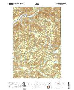 Pelletier Brook Lakes 2021 topographic map thumbnail