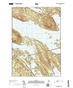Pemadumcook Lake 2021 topographic map thumbnail