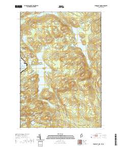 Penobscot Lake 2021 topographic map thumbnail