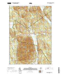 Pleasant Mountain 2021 topographic map thumbnail