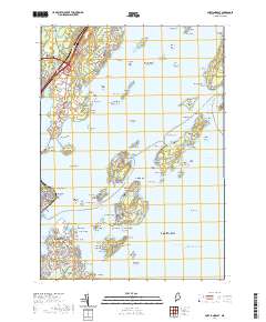 Portland East 2021 topographic map thumbnail