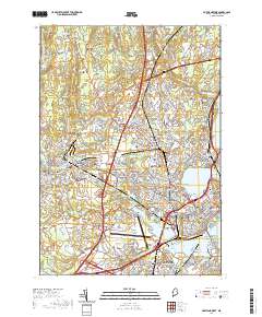 Portland West 2021 topographic map thumbnail