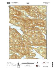Rainbow Lake East 2021 topographic map thumbnail