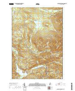 Saddleback Mountain 2021 topographic map thumbnail