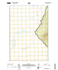 Saint Zacharie North 2021 topographic map thumbnail