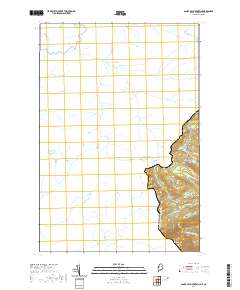 Sandy Bay Mountain 2021 topographic map thumbnail