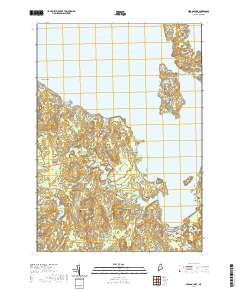 Sebago Lake 2021 topographic map thumbnail