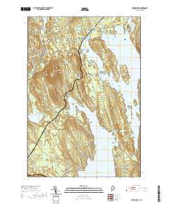 Seboeis Lake 2021 topographic map thumbnail