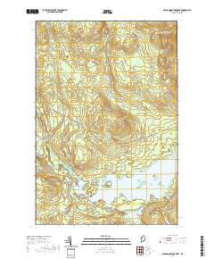 Seboomook Lake West 2021 topographic map thumbnail