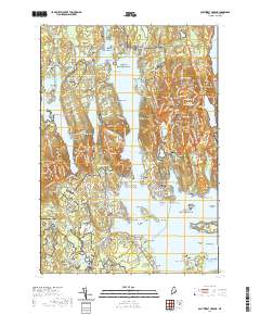 Southwest Harbor 2021 topographic map thumbnail