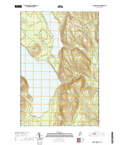 Square Lake East 2021 topographic map thumbnail