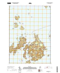 Swans Island 2021 topographic map thumbnail