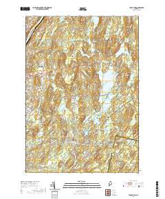 Togus Pond 2021 topographic map thumbnail