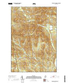 Tumbledown Mountain 2021 topographic map thumbnail