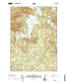 Tunk Lake 2021 topographic map thumbnail