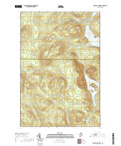 Umsaskis Lake West 2021 topographic map thumbnail