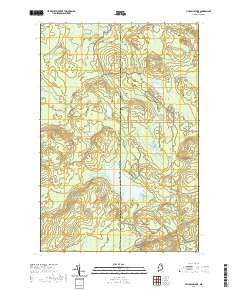 Umcolcus Lake 2021 topographic map thumbnail