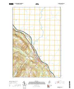 Van Buren 2021 topographic map thumbnail