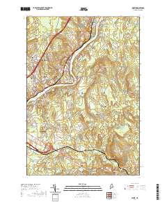Veazie 2021 topographic map thumbnail
