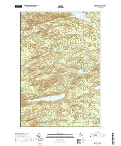 Webster Lake 2021 topographic map thumbnail