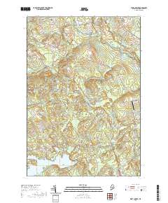 West Corinth 2021 topographic map thumbnail