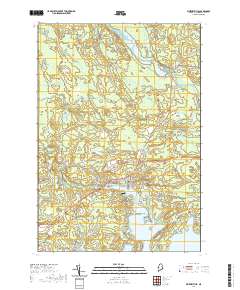 Whitneyville 2021 topographic map thumbnail