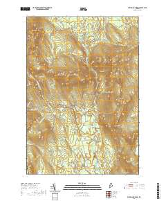 Witham Mountain 2021 topographic map thumbnail