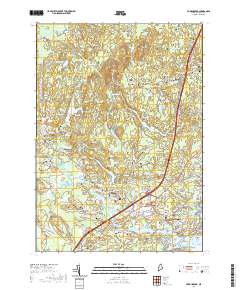 York Harbor 2021 topographic map thumbnail