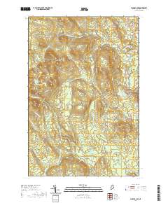 Packard Lake 2021 topographic map thumbnail