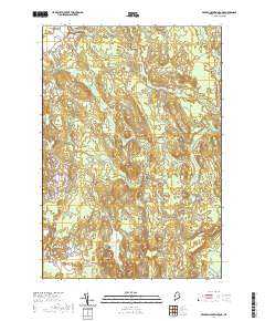 Peaked Mountain Pond 2021 topographic map thumbnail