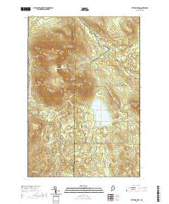 Katahdin Lake 2021 topographic map thumbnail