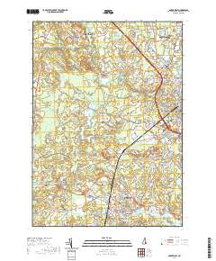 Dover West 2021 topographic map thumbnail
