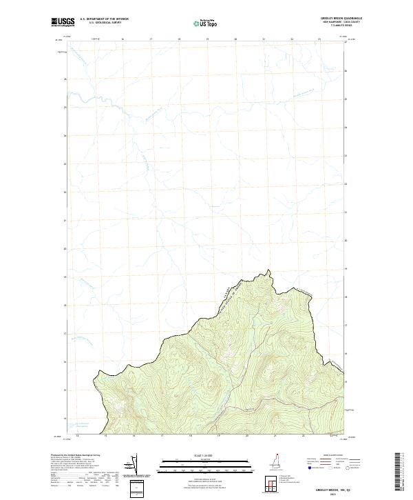 Greeley Brook 2021 topographic map thumbnail