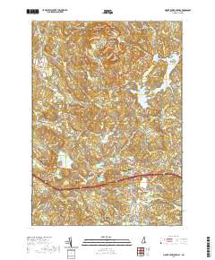 Mount Pawtuckaway 2021 topographic map thumbnail