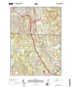 Nashua South 2021 topographic map thumbnail