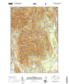 North Conway East 2021 topographic map thumbnail