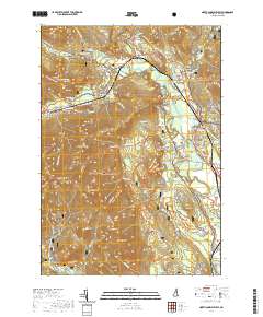 North Conway West 2021 topographic map thumbnail
