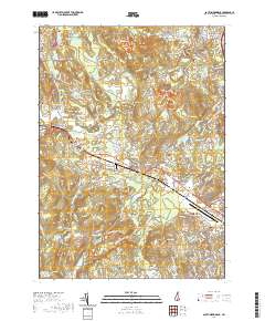 South Merrimack 2021 topographic map thumbnail