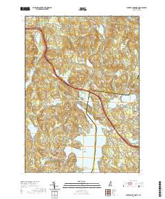 Sunapee Lake North 2021 topographic map thumbnail