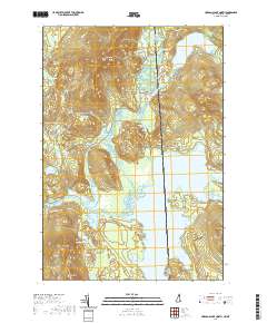 Umbagog Lake North 2021 topographic map thumbnail