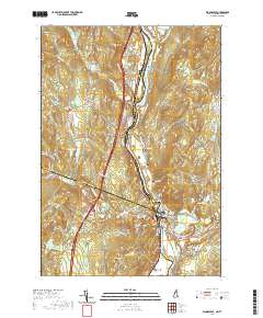 Woodsville 2021 topographic map thumbnail