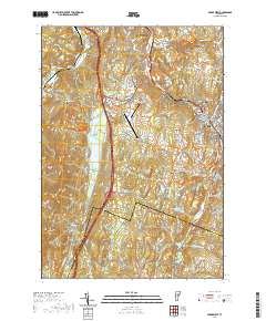 Barre West 2021 topographic map thumbnail